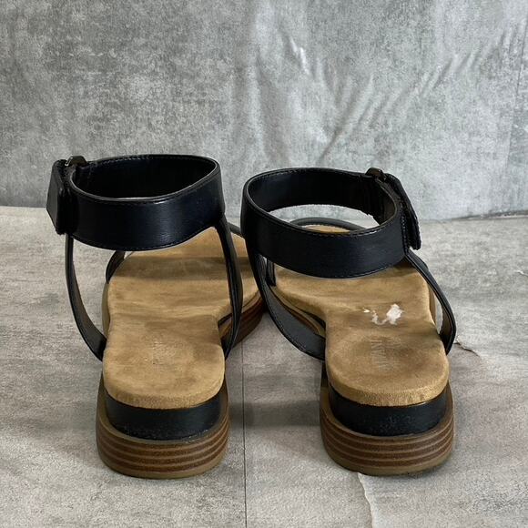 ALFANI Step N' Flex Women's Black Cherryll Sliver Flatform Wedge Sandals SZ 9.5 - Picture 7 of 11